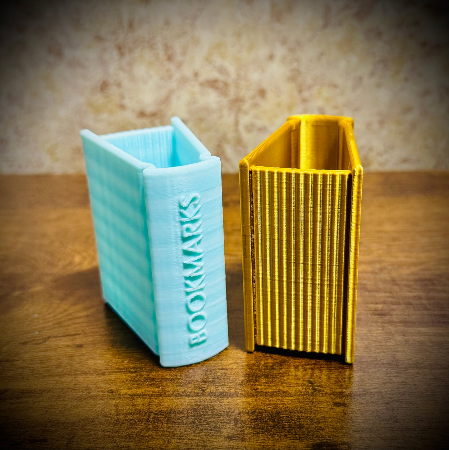 3D Printed Book Shape Bookmark Display