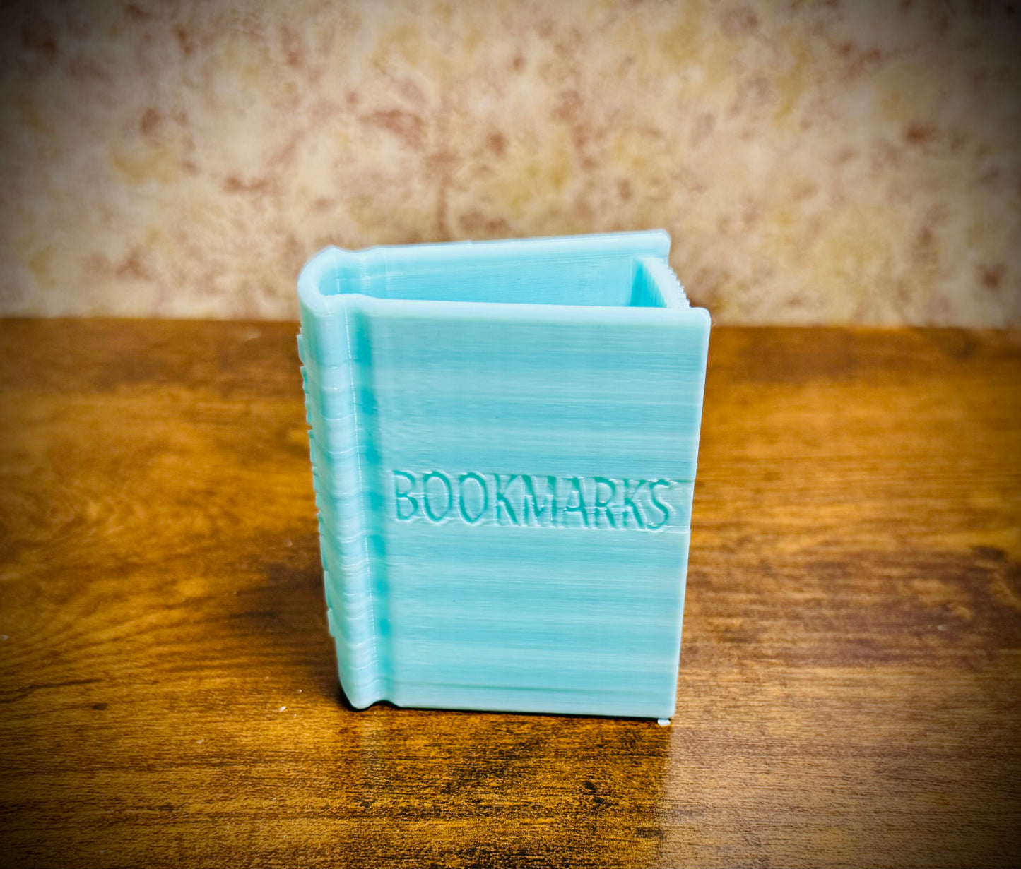 3D Printed Book Shape Bookmark Display