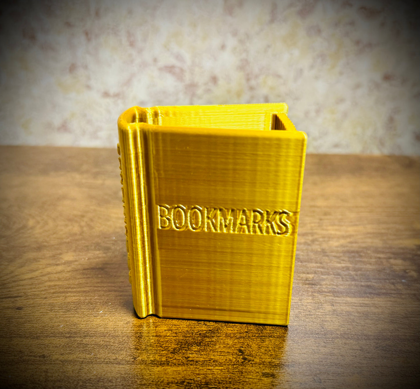 3D Printed Book Shape Bookmark Display